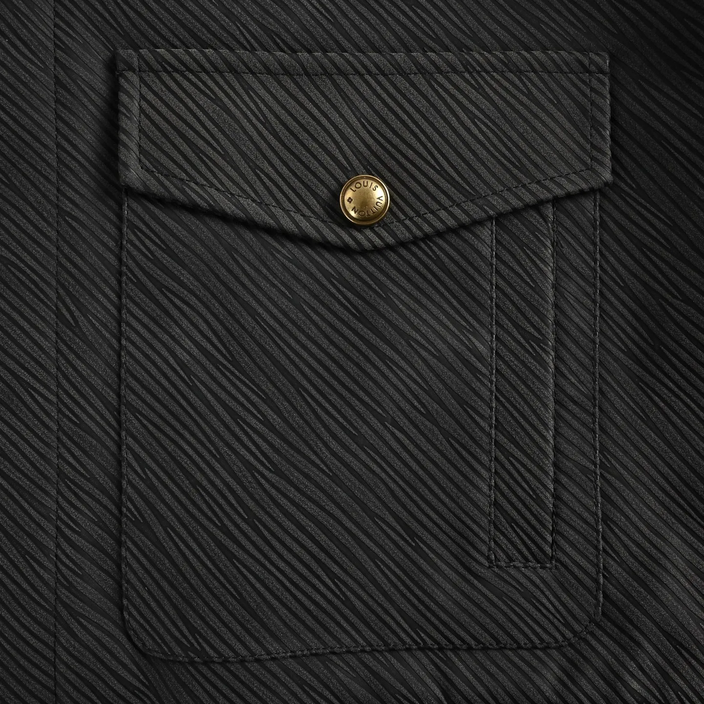 Louis Vuitton/Louis Vuitton twill button shoulder patch lapel jacket jacket